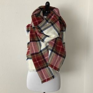 Plaid Blanket Scarf